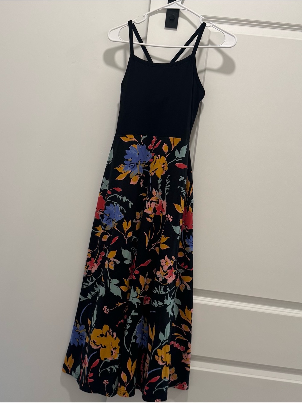 Pact Fit & Flare Midi Flower Print Dress